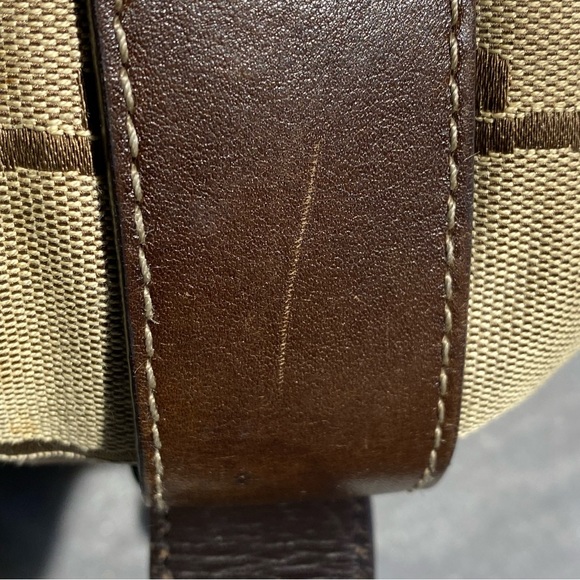 Vintage Pristine Coach Leather Monogram Silver/Chrome zipper buckles - Picture 14 of 14